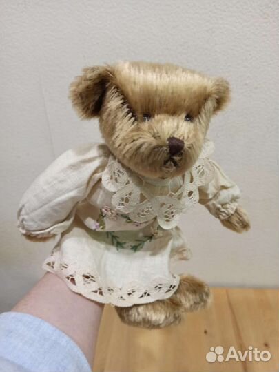 Мишка в вышитом платье новый