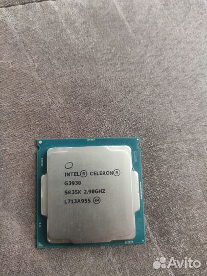 Процессор Intel G 3930. 2.90GHz. Lga1151