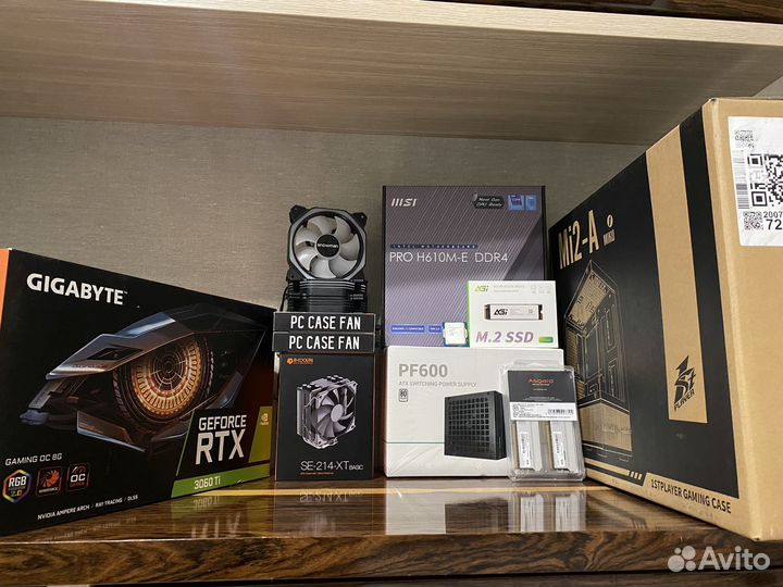 Игровой пк i5 12400, RTX 3060ti, 16 DDR4 3600, m2