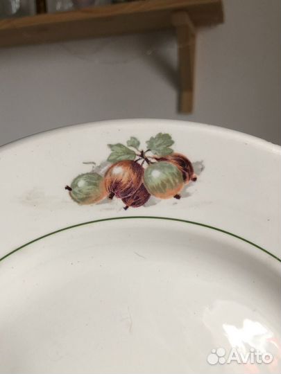 Тарелка зик Конаково крыжовник