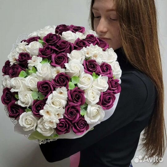 Мыльные цветы, розы, букеты из мыла, 1 сентября