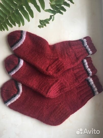 Носочки шерстяные