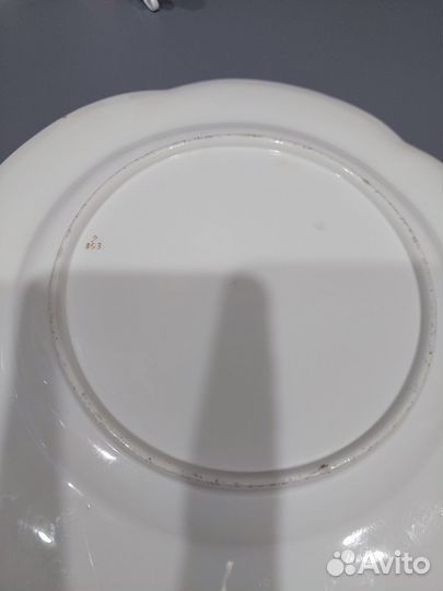 Тарелка антикварная Англия с ньюансом