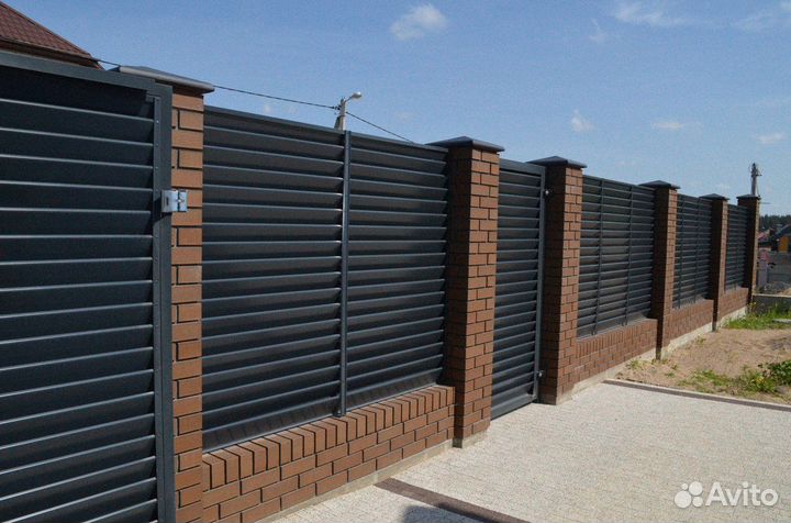 Жалюзийный забор