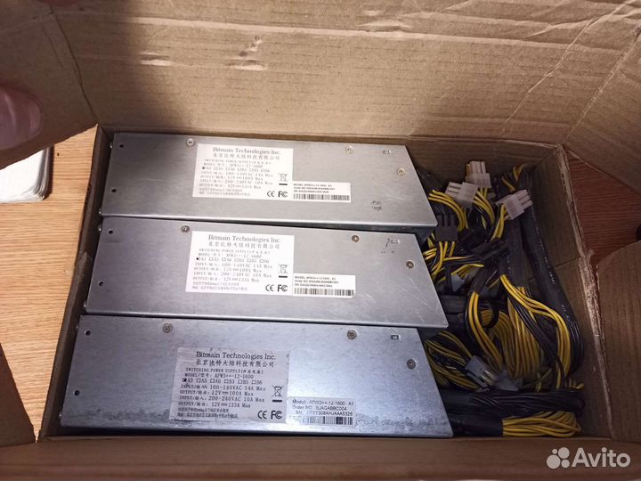 APW3++,APW7 Блок питания bitmain 1600w