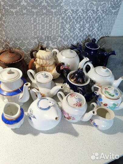 Чайник доливной фарфоровый СССР