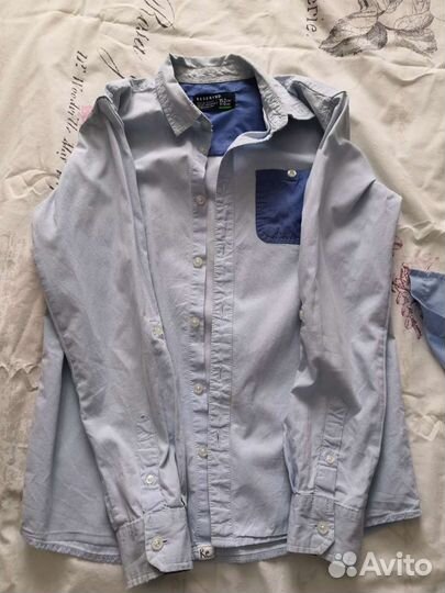 Рубашка для мальчика подростка 152