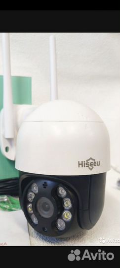 Hiseeu, Видеонаблюдение WiFi Поворотная камера 5мр