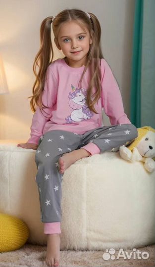 Пижама для девочки 104, 110