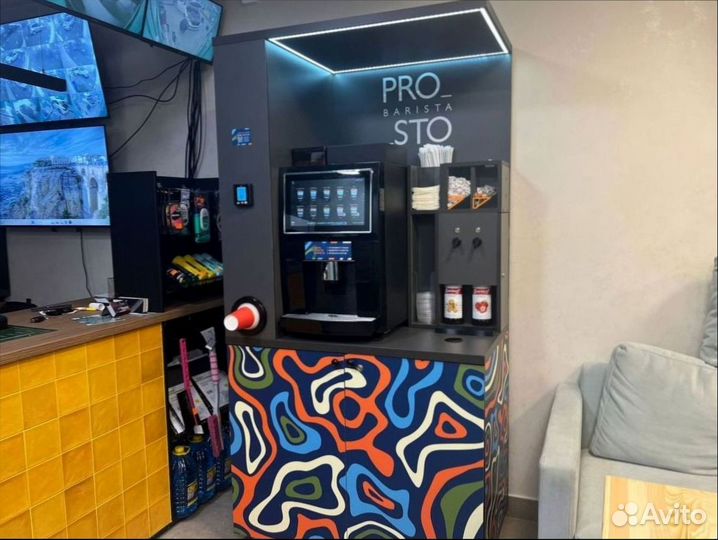 Кофейная стойка самообслуживания антивандальная