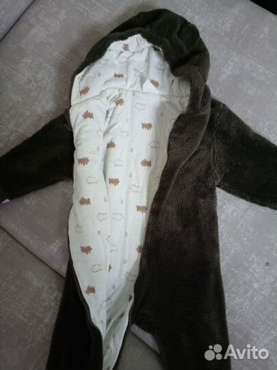 Комбинезон плюшевый 74