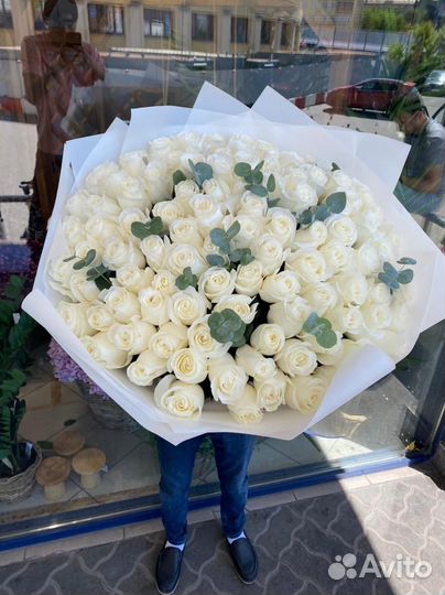 Букет из 101 Эквадорской розы