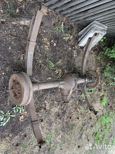 Рессора с мостом на Волгу