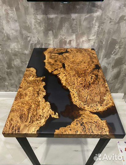 Изделия из эпоксидной смолы и дерева. Слэб. Мебель