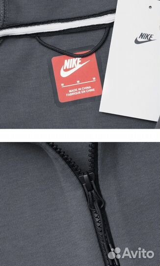 Толстовка (зип-худи) Nike Tech Fleece