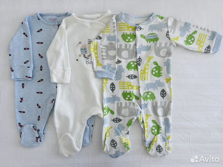 Боди комбинезоны next carters 0-3 мес