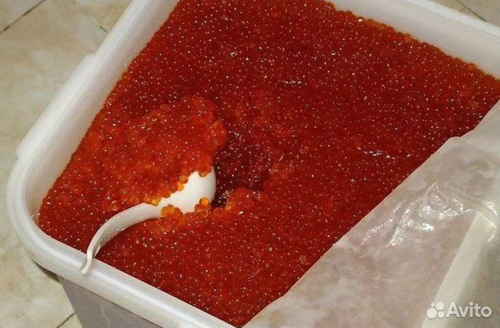 Красная икра горбуши