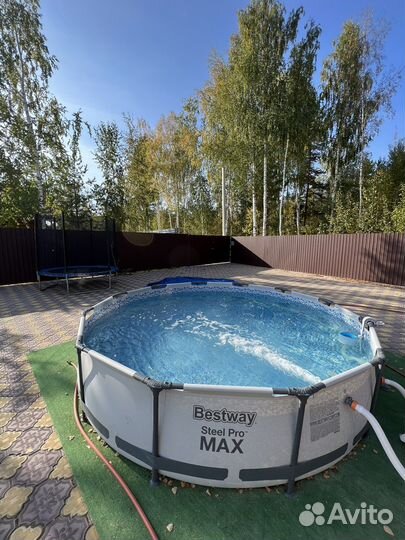 Каркасный бассейн bestway steel pro max 366 на 76