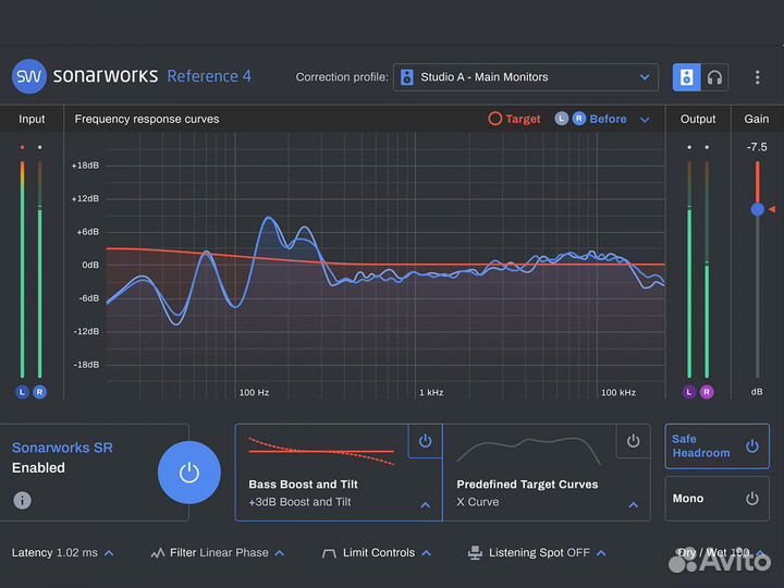 Sonarworks настройка ачх