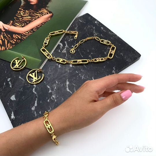 Браслет Подвеска Серьги Louis Vuitton
