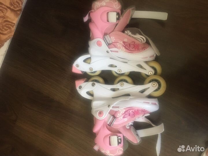 Роликовые коньки детские раздвижные 26