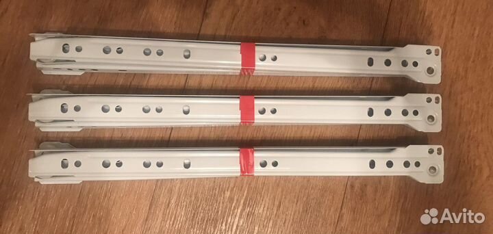 Роликовые направляющие белые новые