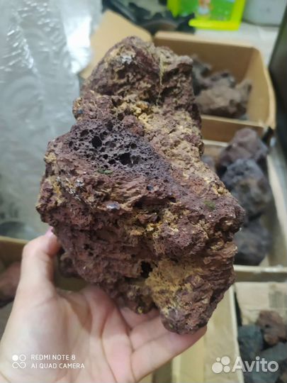 Лава вулканическая для аквариума