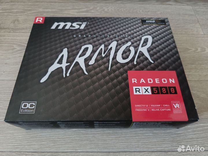 Видеокарта msi rx580 8gb