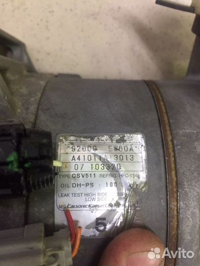 Компрессор кондиционера Nissan Bluebird Sylphy