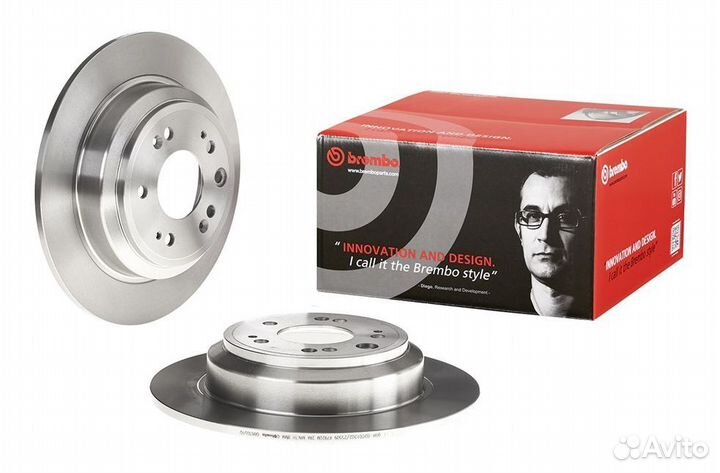 Brembo, 08.B360.10, Диск тормозной honda accord 08