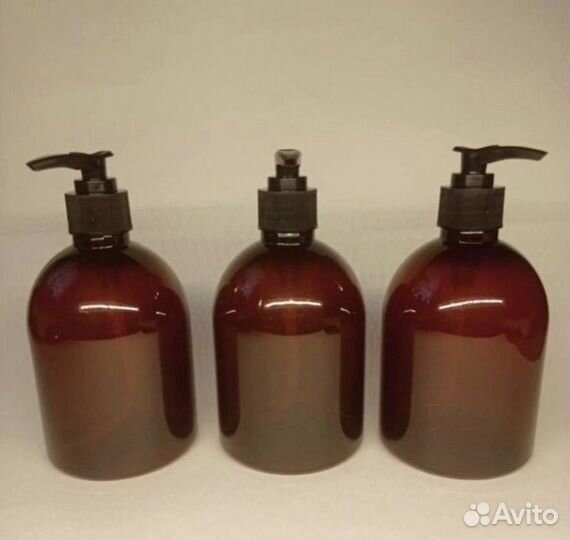 Флаконы пэт с дозатором