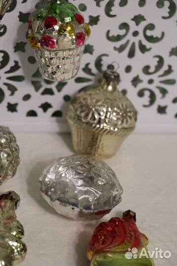 Елочные игрушки СССР ретро винтаж