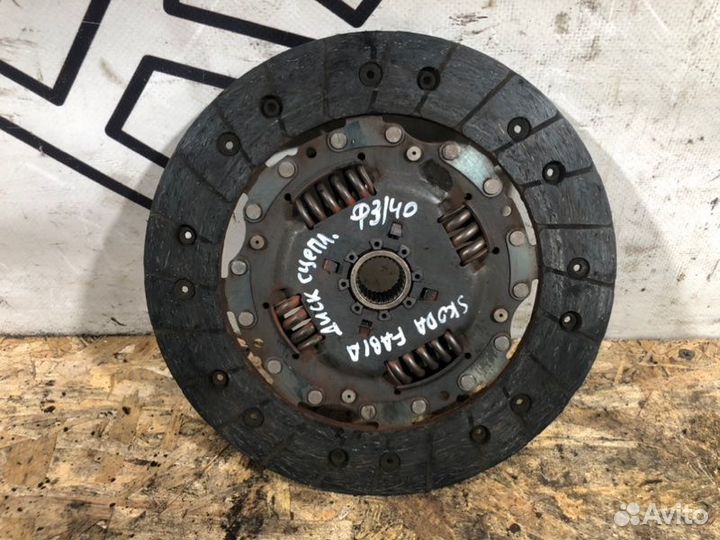 Диск сцепления Skoda Fabia 2 cbza Рестайл