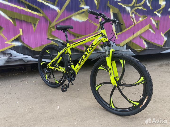 Велосипед на литых дисках Складной двухподвес