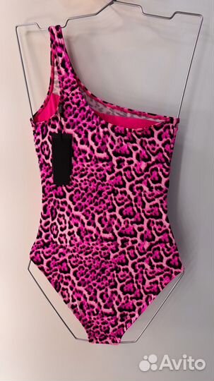Купальник розовый лео