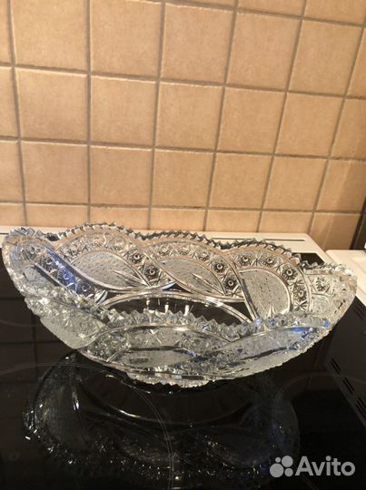 Хрустальная ладья. Чешский хрусталь