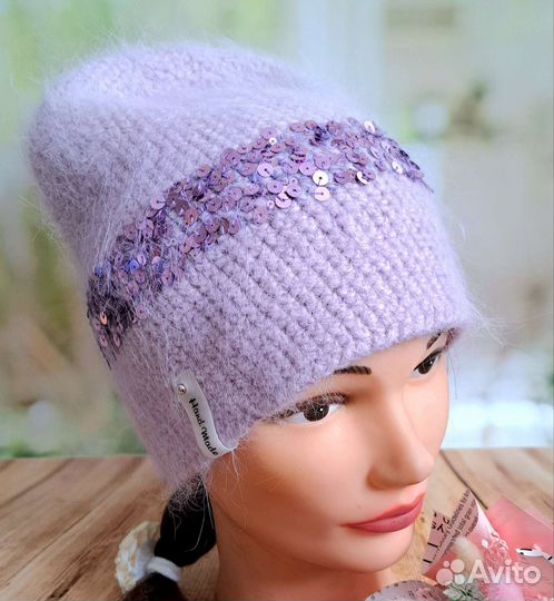 Шапка из пуха норки