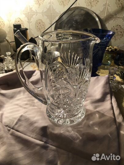 Кувшин хрустальный