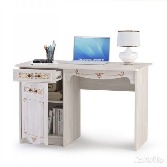 Стол письменный Флоренция 12.24, цвет ясень анкор