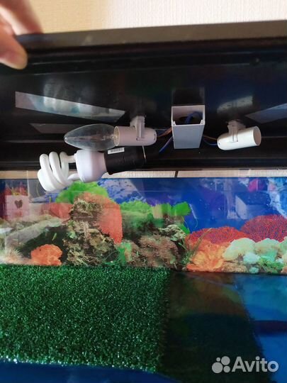 Террариум на 150 литров и тумба для него