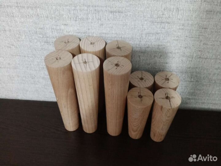 Мебельная опора, ножка деревянная