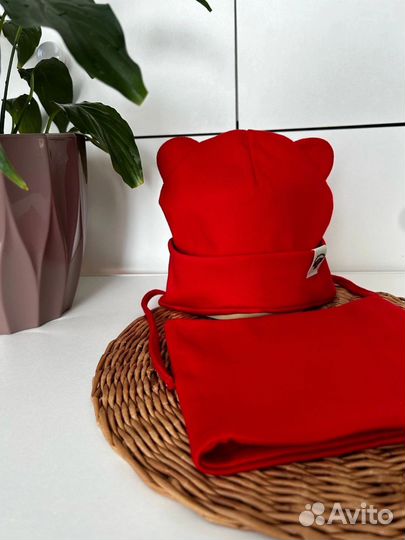 Шапка детская со снудом осень/весна