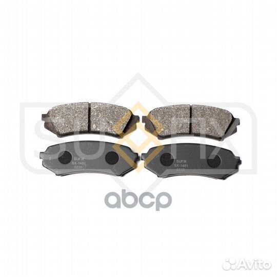 Колодки тормозные дисковые зад прав/лев SX1