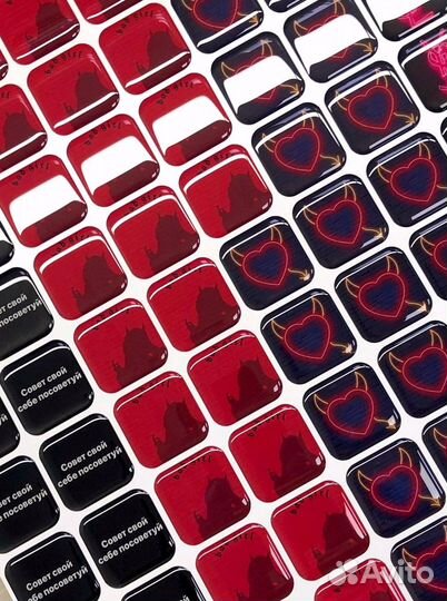 Наклейки объёмные 3D стикеры с Вашим Лого