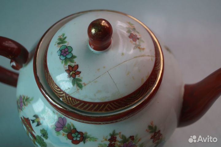 Старинный чайный набор посуды. (Фарфор, Япония)