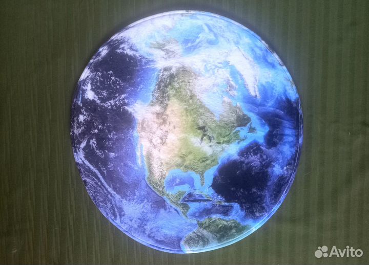 Новый Мягкий Коврик Планета Земля 60 см