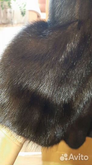 Шуба норковая с капюшоном 42 44