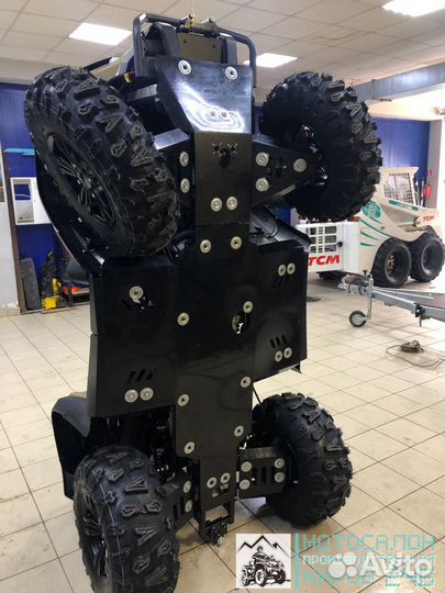 Защита днища на Linhai-Yamaha 550