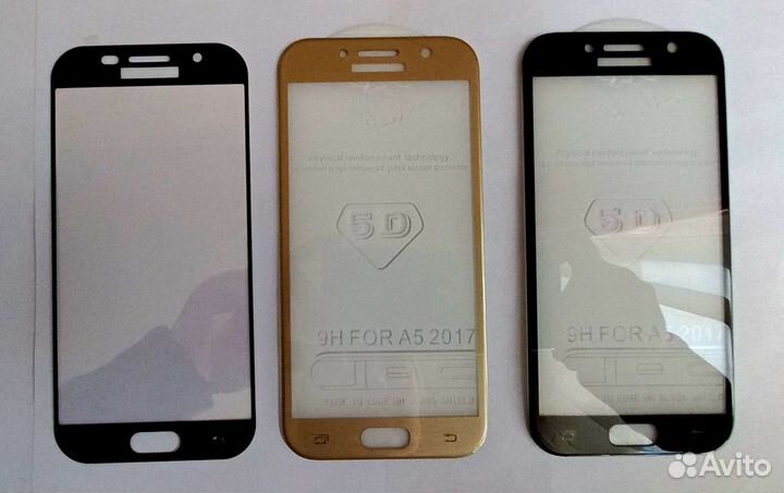 Защитное стекло на Samsung galaxy a5(2016-2017)