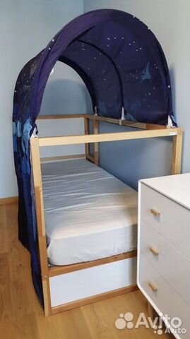 Кровать чердак IKEA Кюра